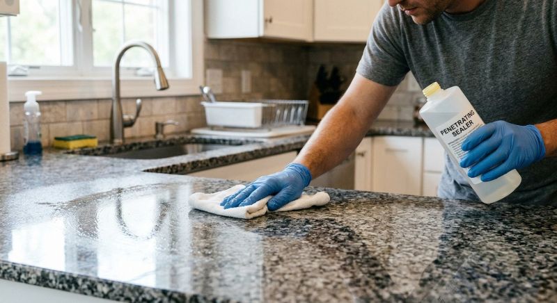 Granite Countertop Sealing in Sacramento, CA