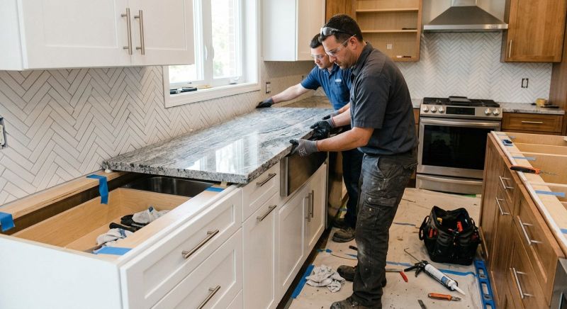 Granite Installation in Roseville, CA