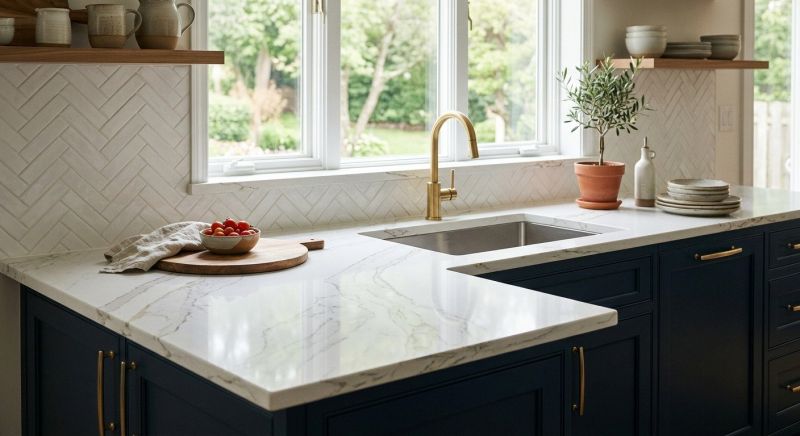 Quartz Slab Installation in Santa Rosa, CA