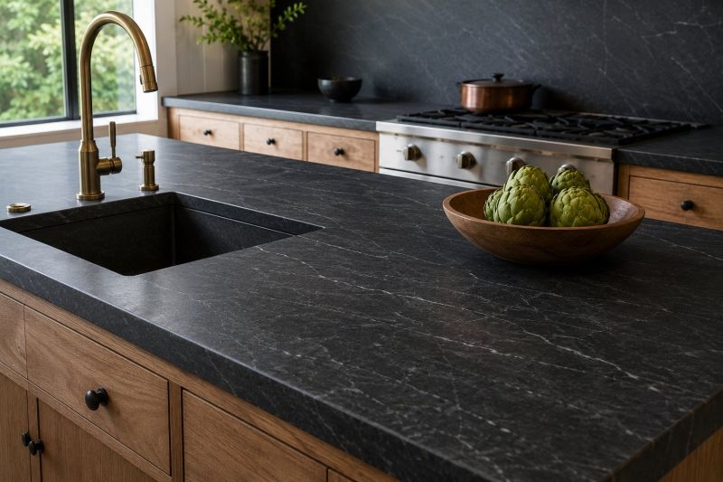 Soapstone Counter Installation in Sacramento, CA