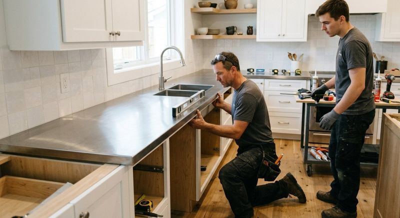 Stainless Counter Replacement in Napa, CA
