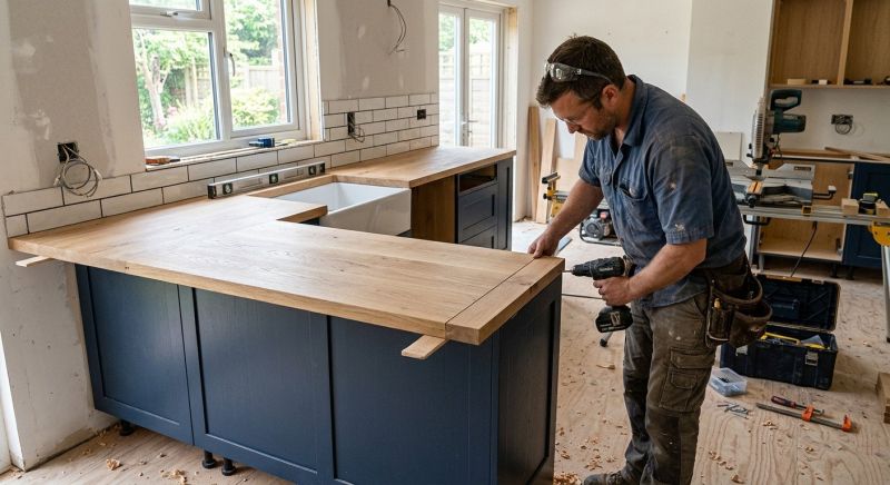 Butcher Block Installation in Napa, CA