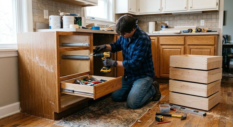Cabinet Drawer Remodeling in Dayton, OH