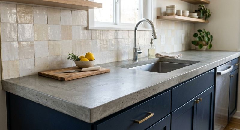 Cement Countertop Installation in Santa Rosa, CA
