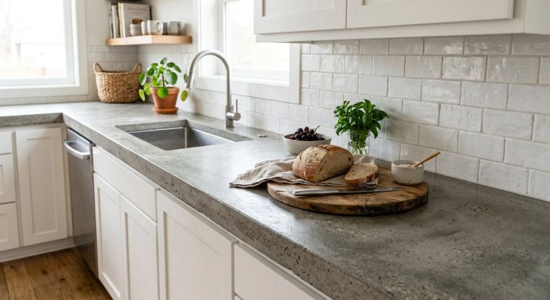 Cement Countertop Installation in Marin County, CA