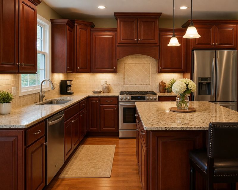 Cherry Cabinet Remodeling in Indianapolis, IN