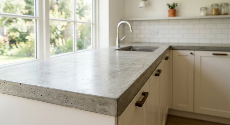 Concrete Counter Installation in Napa, CA