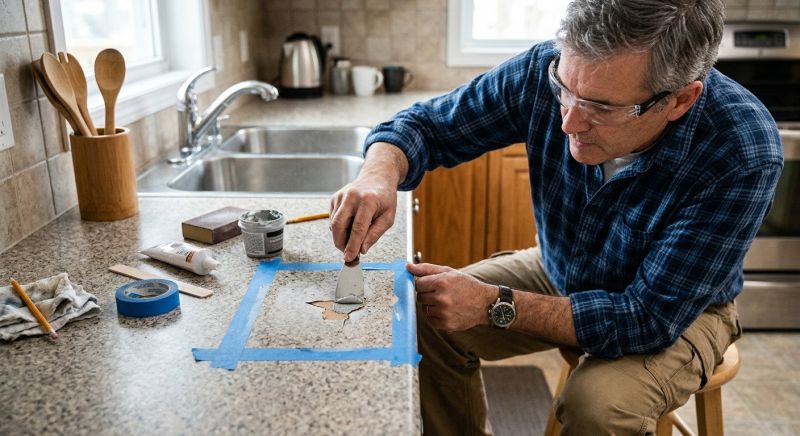 Concrete Countertop Pouring in Marin County, CA
