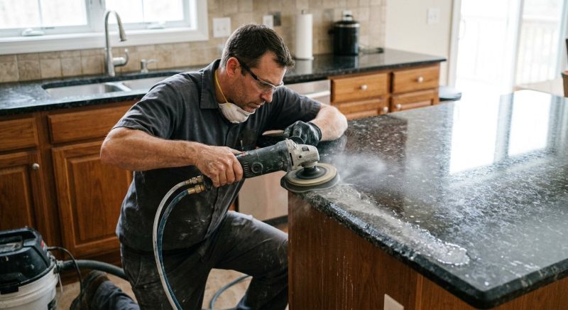 Granite Countertop Polishing in Roseville, CA