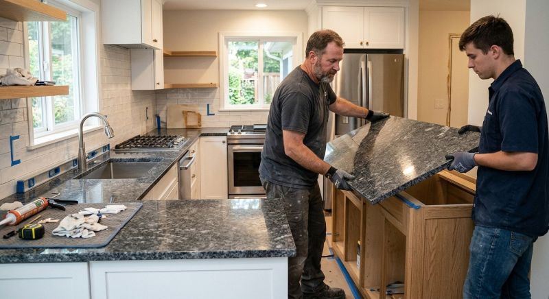Kitchen Countertop Installation in Roseville, CA