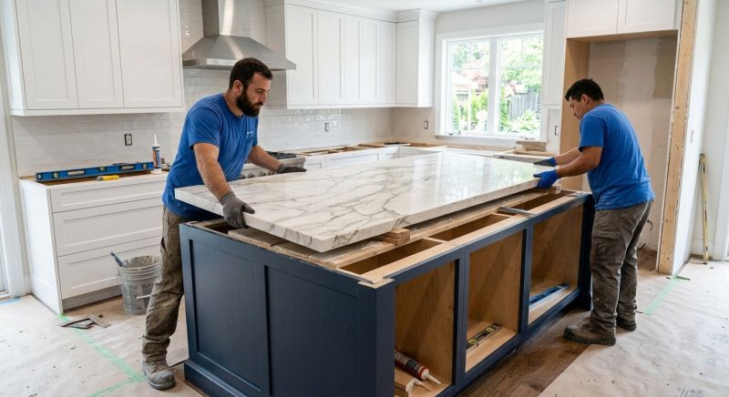 Marble Countertop Installation in Napa, CA