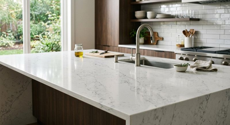 Quartz Slab Installation in Sacramento, CA